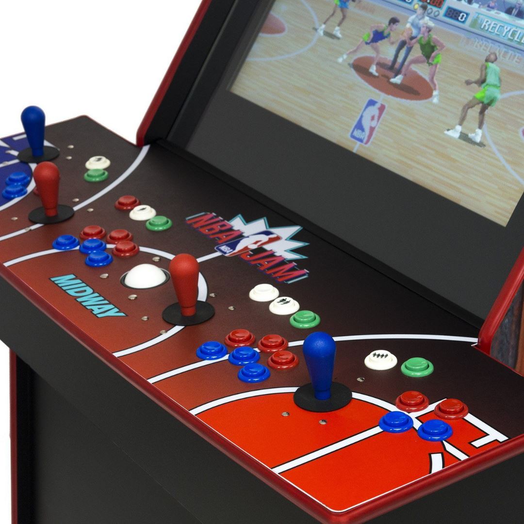 NBA Jam Deluxe Upright 4 Player Arcade Machine Arcade Machines 