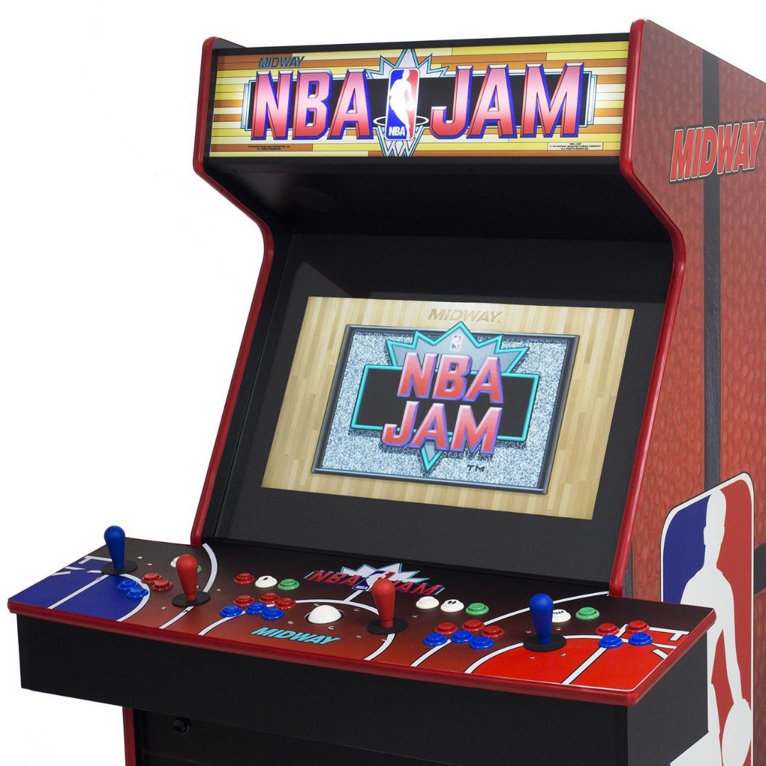 NBA Jam Deluxe Upright 4 Player Arcade Machine Arcade Machines 