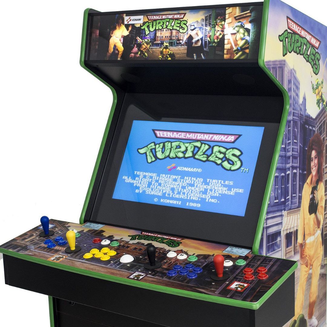 TMNT Teenage Mutant Ninja Turtles Deluxe Upright Arcade Machine Arcade Machines 