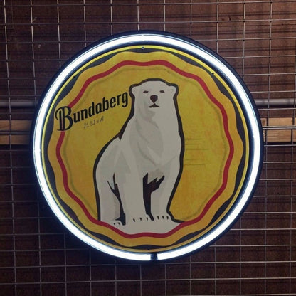 Bundaberg Bundy Rum Circular Neon Sign Neon Signs 