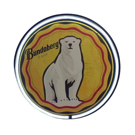 Bundaberg Bundy Rum Circular Neon Sign Neon Signs 