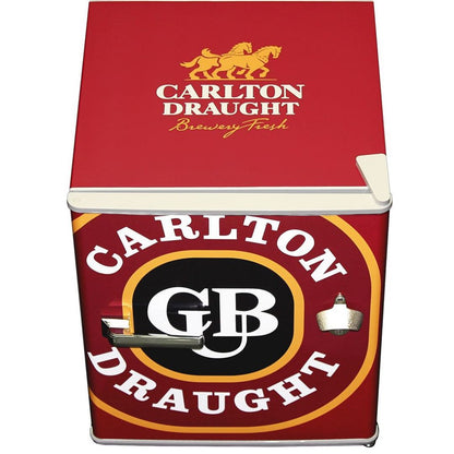 Carlton Draught Branded 46LT Retro Mini Bar Fridge Refrigerators 