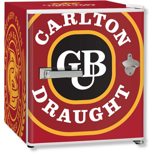 Carlton Draught Branded 46LT Retro Mini Bar Fridge Refrigerators 