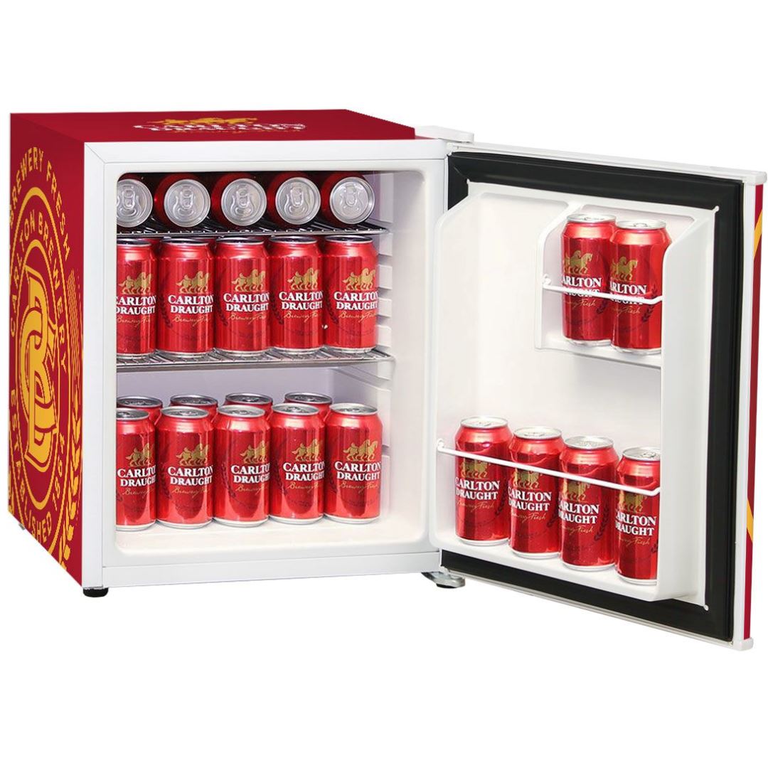 Carlton Draught Branded 46LT Retro Mini Bar Fridge Refrigerators 