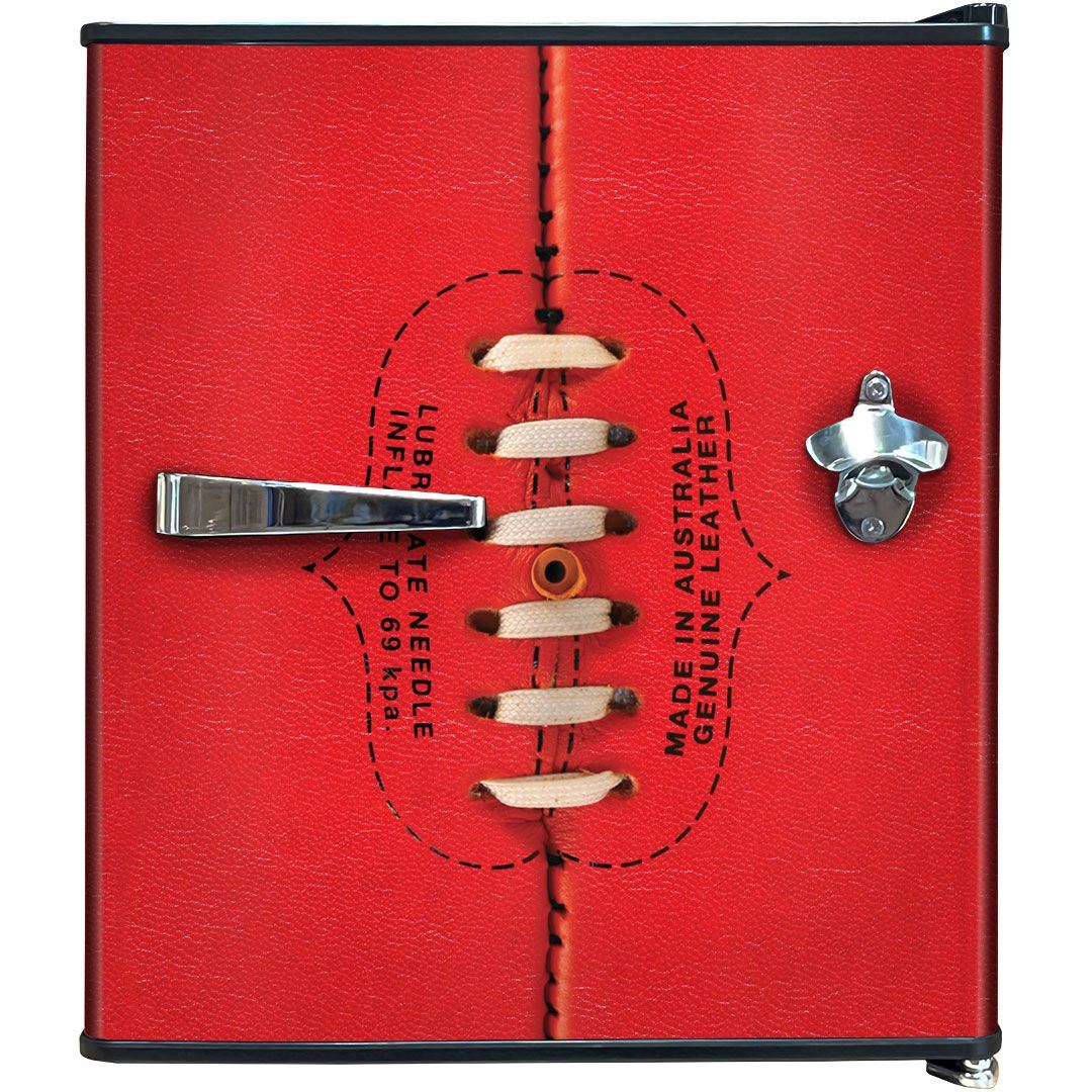 Footy Design Vintage Branded 46LT Mini Bar Fridge With Opener - Add Your Name Refrigerators 