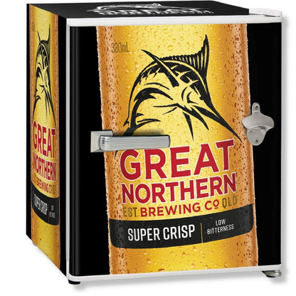 Great Northern Black 46LT Retro Mini Bar Fridge Refrigerators 