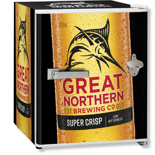 Great Northern Black 46LT Retro Mini Bar Fridge Refrigerators 