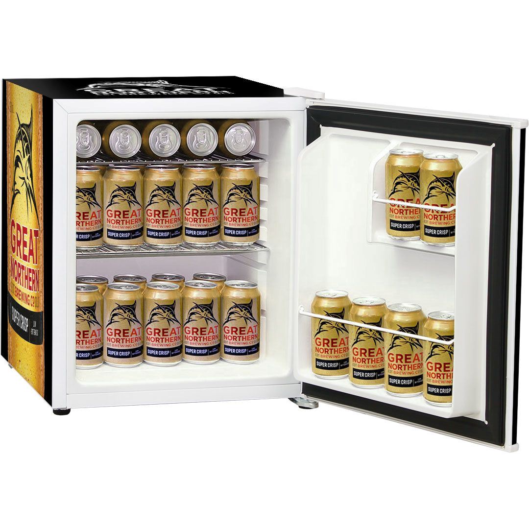 Great Northern Black 46LT Retro Mini Bar Fridge Refrigerators 