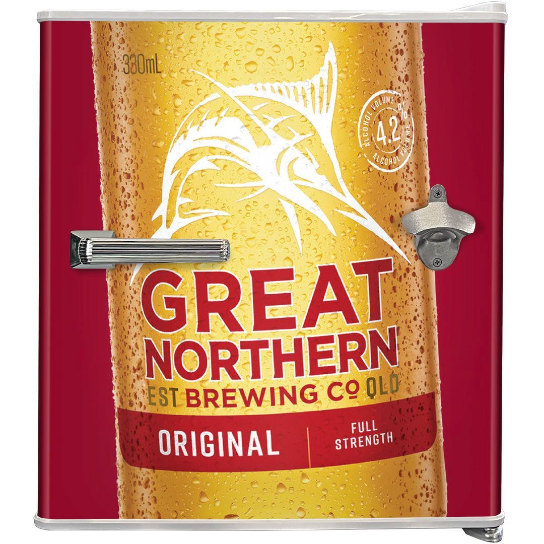 Great Northern Red Branded 46LT Retro Mini Bar Fridge Refrigerators 