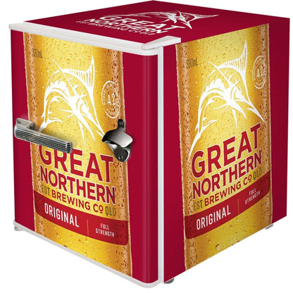 Great Northern Red Branded 46LT Retro Mini Bar Fridge Refrigerators 