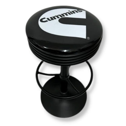 Cummins Retro Bar Stool Black Retro Bar Stools Chrome 