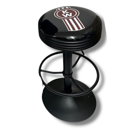 Kenworth Truck Retro Bar Stool Black Retro Bar Stools Black 
