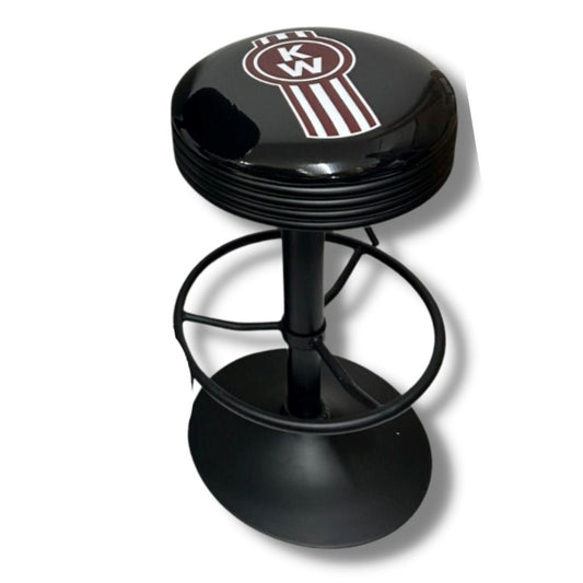 Kenworth Truck Retro Bar Stool Black Retro Bar Stools Black 