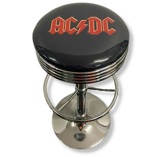 ACDC Premium Retro Bar Stool Retro Bar Stools Chrome 