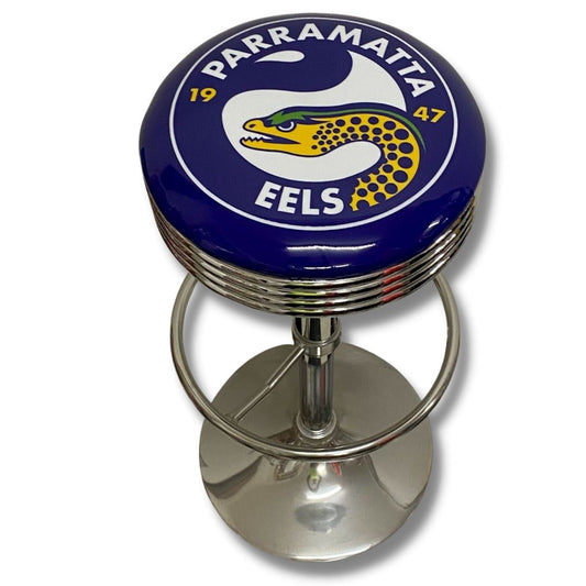 Parramatta Eels Retro Bar Stool Retro Bar Stools Chrome 