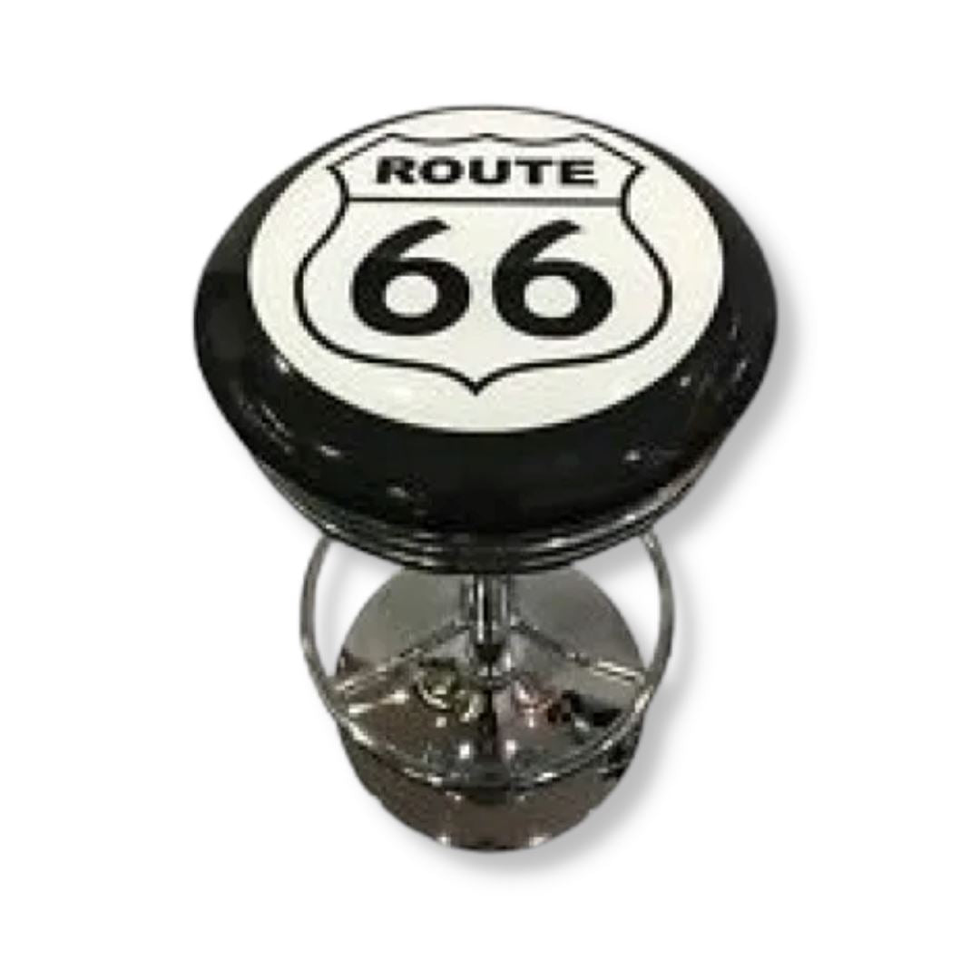 Route 66 Premium Retro Bar Stool Retro Bar Stools 
