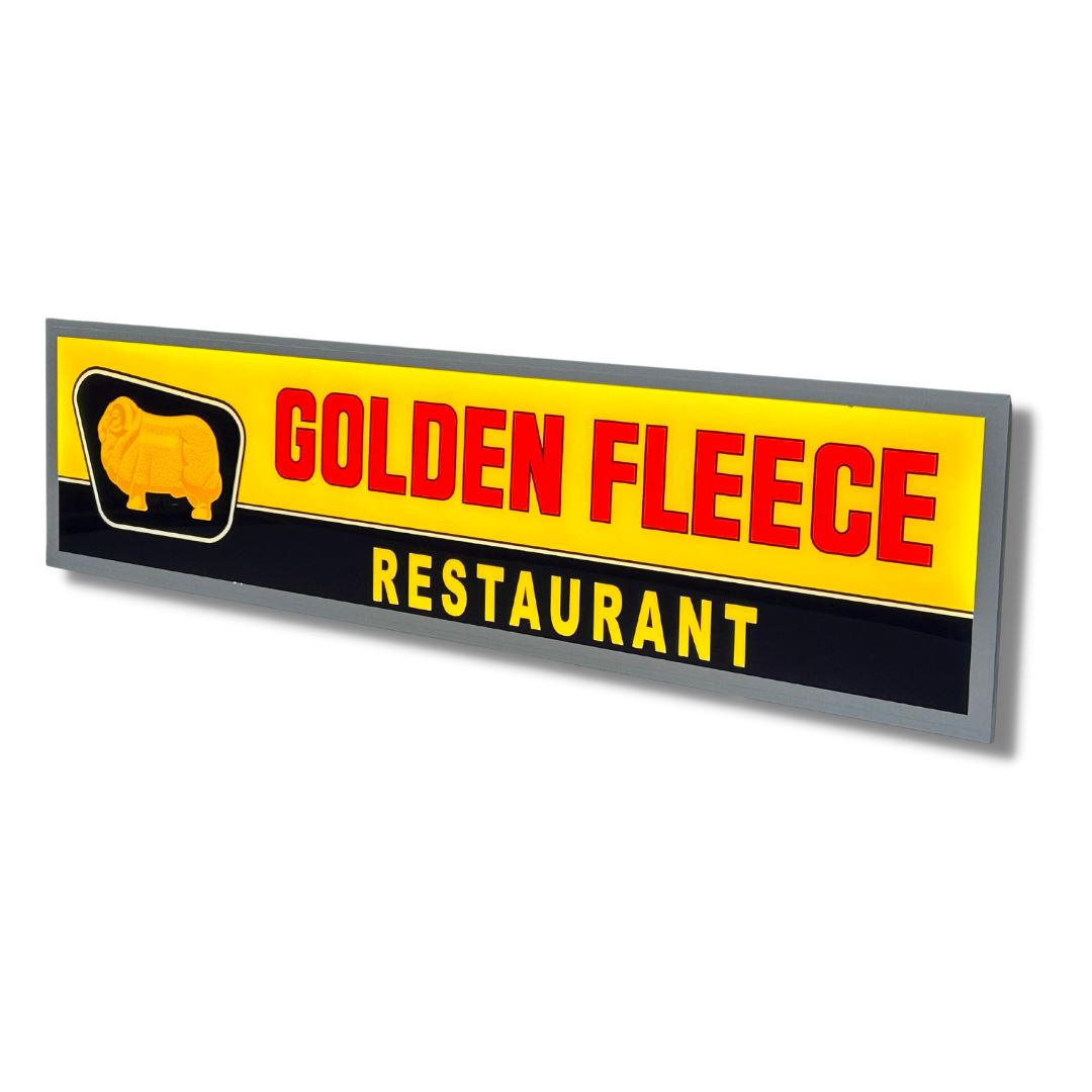 Golden Fleece Light Up Sign 1200MM