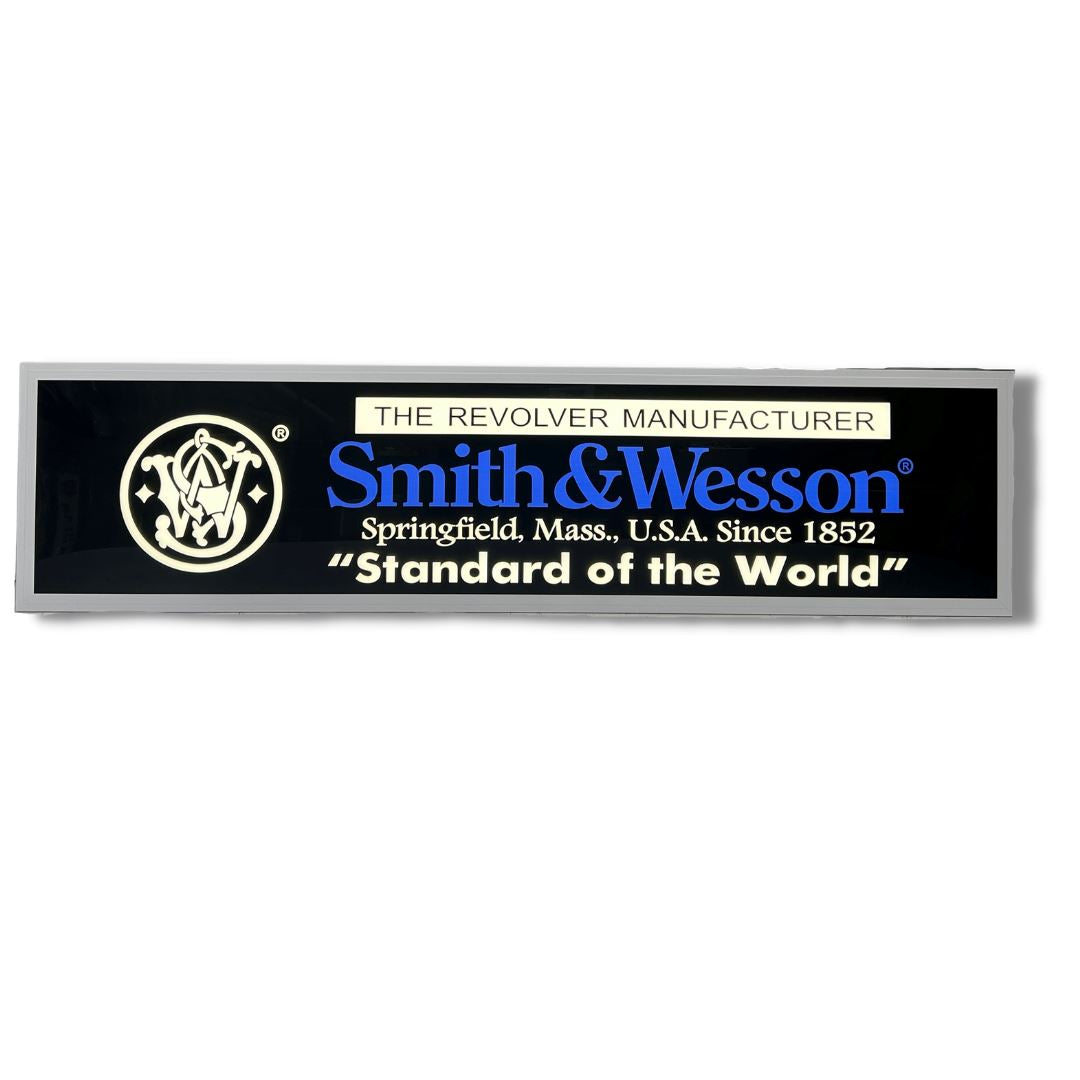 Smith & Wesson Light Up Sign 1200MM | The Dens