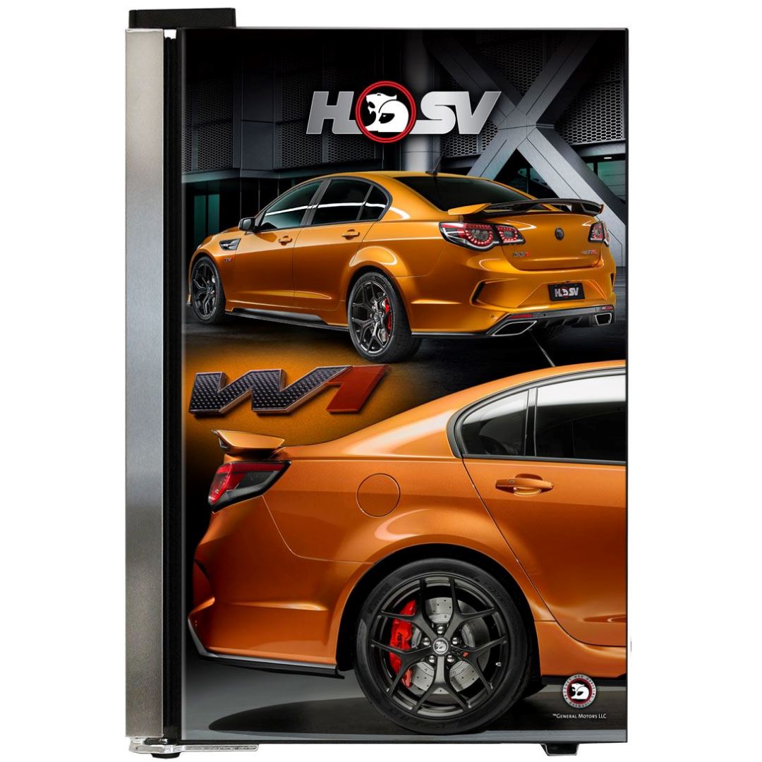 HSV GTSR W1 branded 70LT bar fridge Add Your Number plate! Refrigerators 
