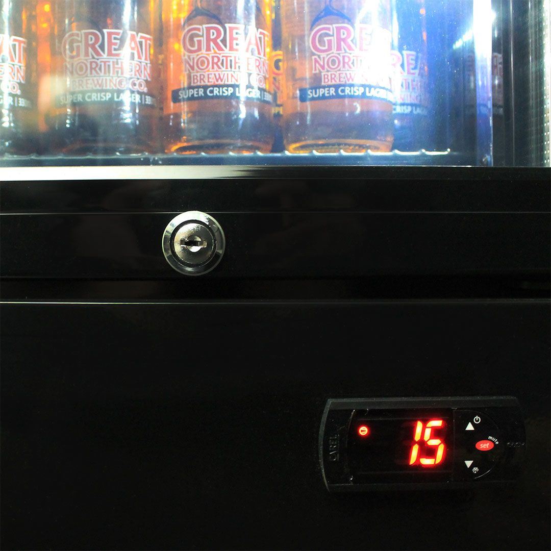 Slim Jim Senior Branded Victoria Bitter VB Retro 130LT Upright Bar Fridge Refrigerators 
