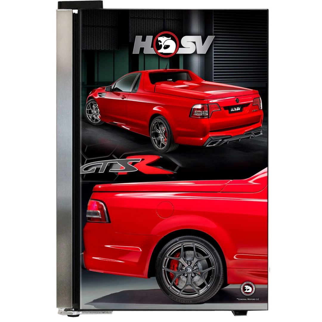 HSV GTSR Maloo branded 70LT bar fridge Add Your Number plate! Refrigerators 