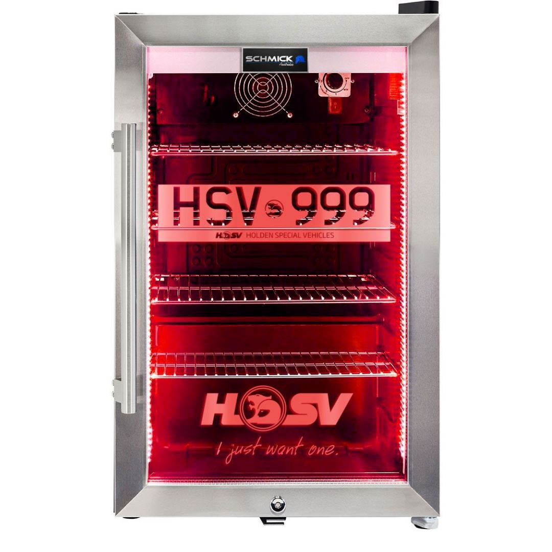 HSV GTSR Maloo branded 70LT bar fridge Add Your Number plate! Refrigerators 