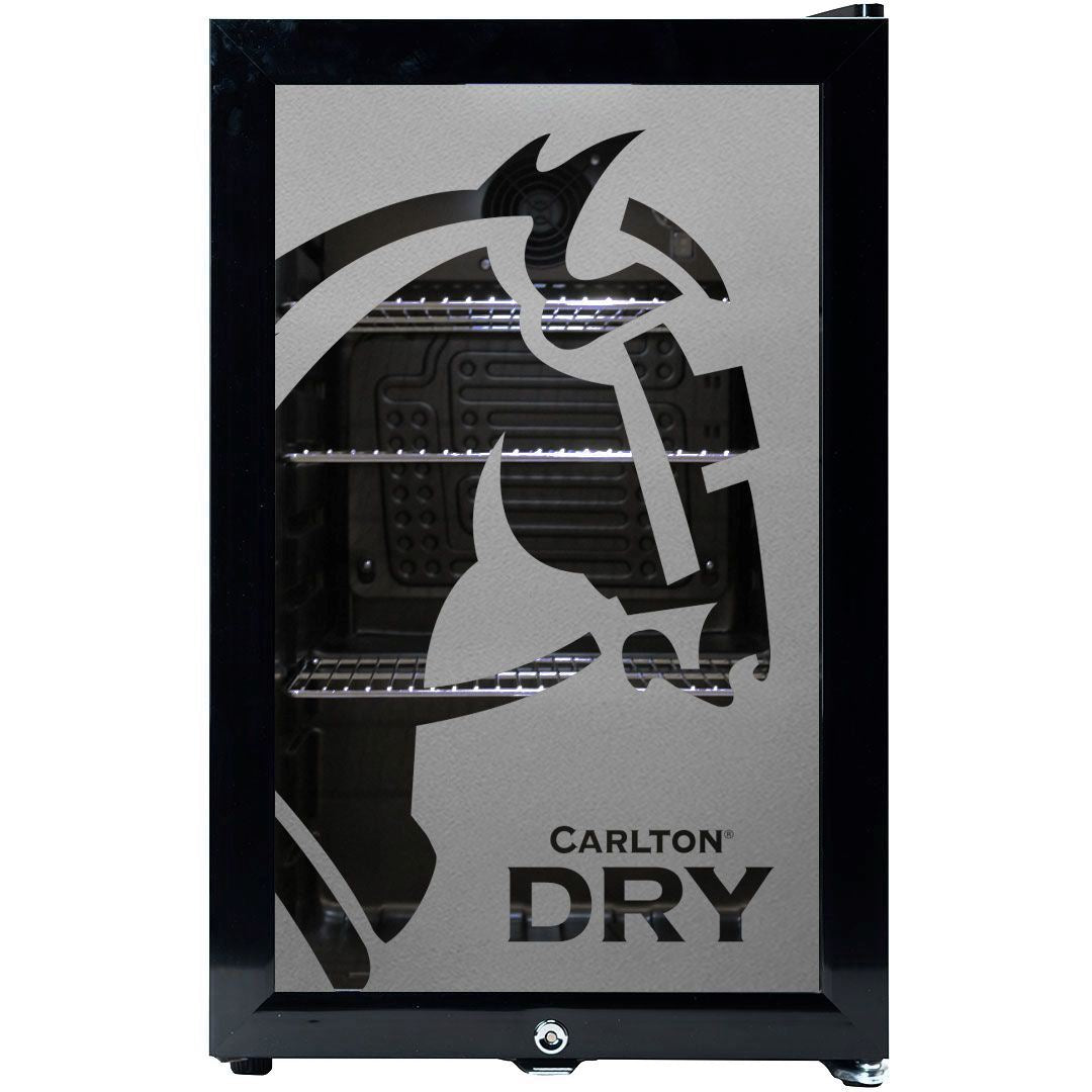 Carlton Dry 70LT Branded Glass Door Bar Fridge With Cool Frosted Door Logo Refrigerators 