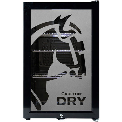 Carlton Dry 70LT Branded Glass Door Bar Fridge With Cool Frosted Door Logo Refrigerators 