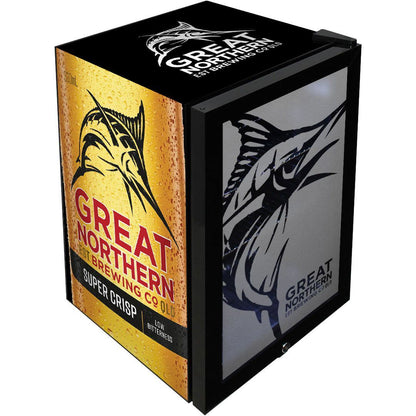 Great Northern Black Branded Glass Door Bar Fridge Refrigerators 