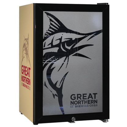 Great Northern 70LT Branded Glass Door Bar Fridge Refrigerators 