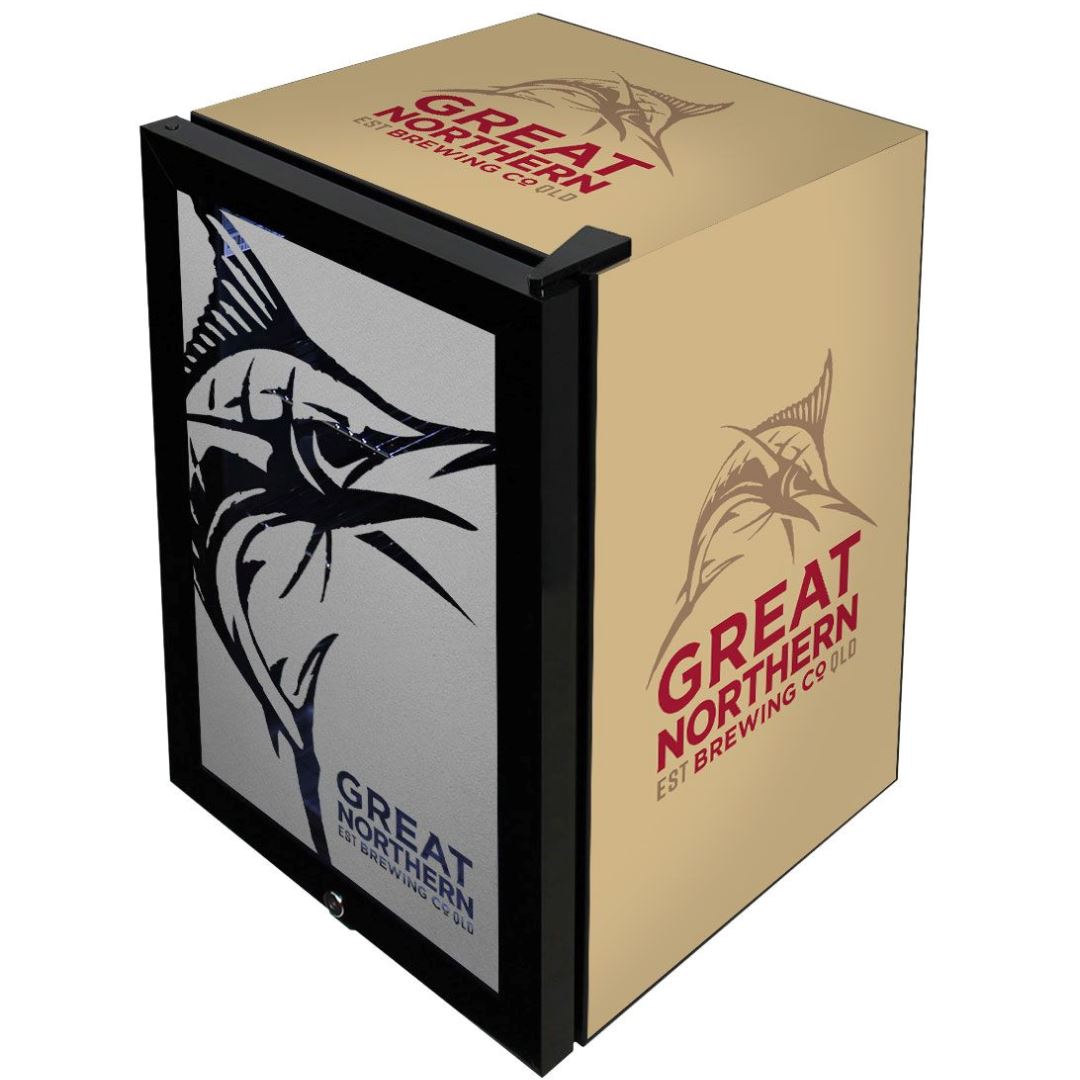 Great Northern 70LT Branded Glass Door Bar Fridge Refrigerators 