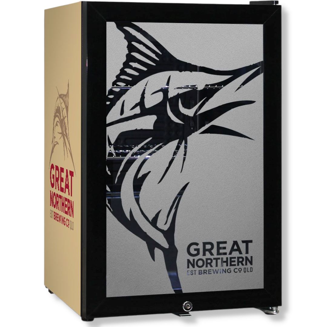 Great Northern 70LT Branded Glass Door Bar Fridge Refrigerators 
