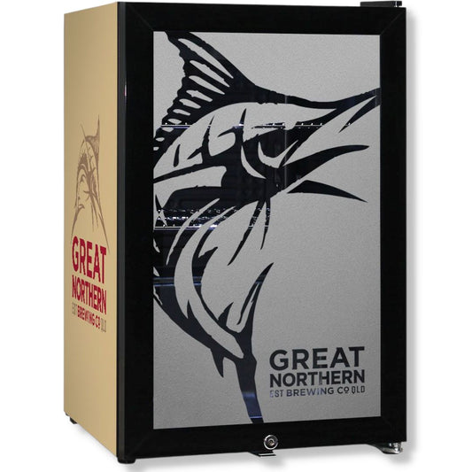 Great Northern 70LT Branded Glass Door Bar Fridge Refrigerators 