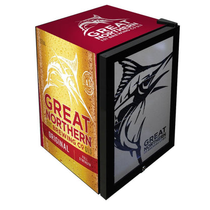 Great Northern Red Branded 70LT Glass Door Bar Fridge Refrigerators 
