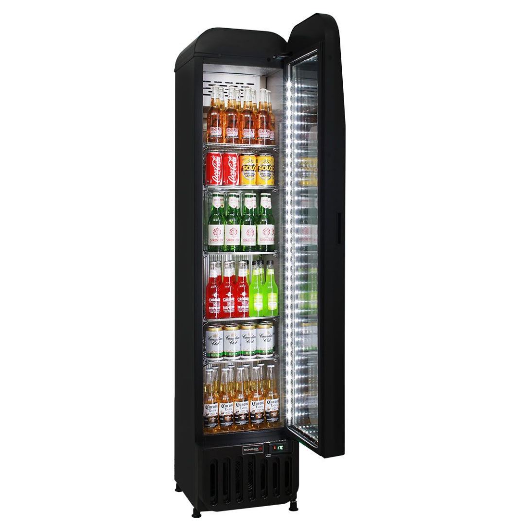 Slim Jim Tall Upright Bar Fridge - 135 Litre Refrigerators 