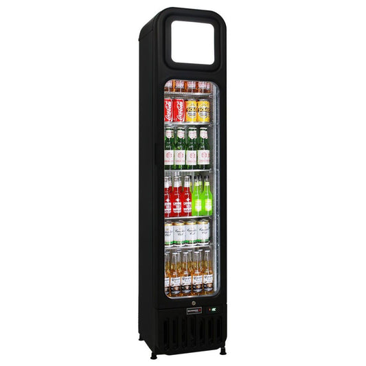Slim Jim Tall Upright Bar Fridge - 135 Litre Refrigerators Right 