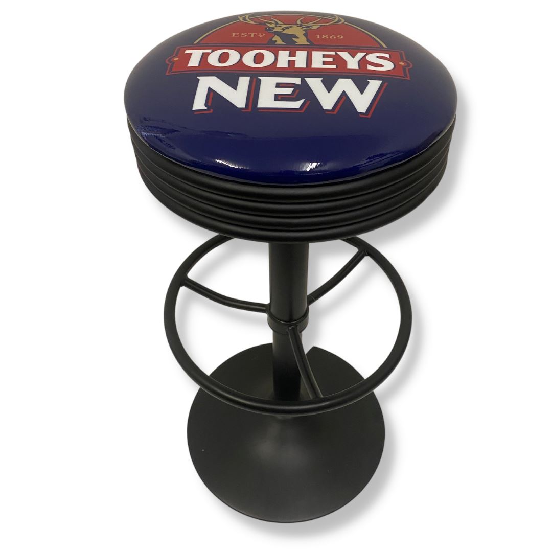 Tooheys New Retro Bar Stool Retro Bar Stools Black 