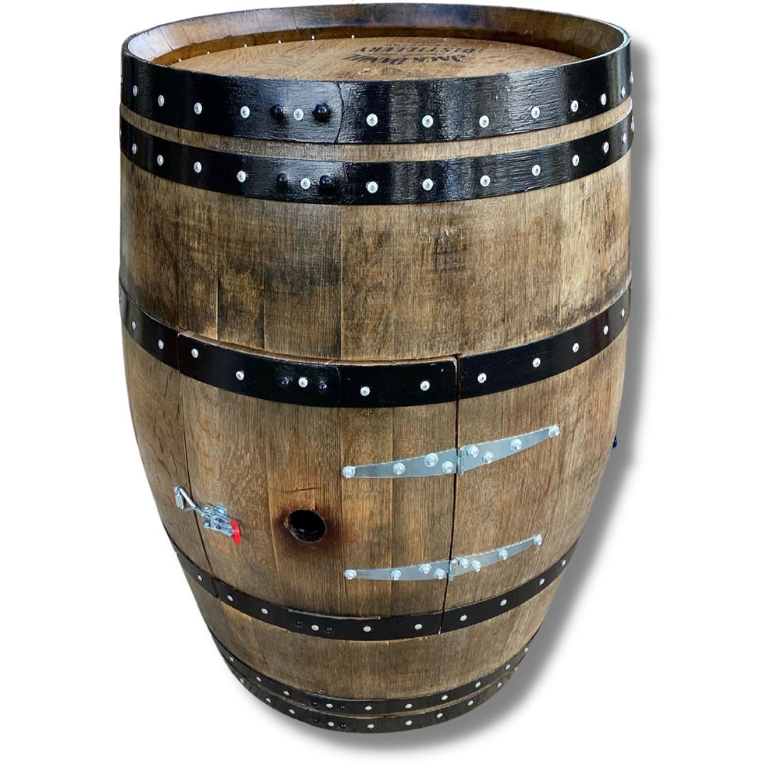 Wine Barrel Storage Cabinet Custom Built Wine Barrel 